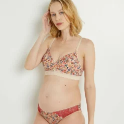 SOUTIEN-GORGE ALLAITEMENT IVOIRE/BLEU