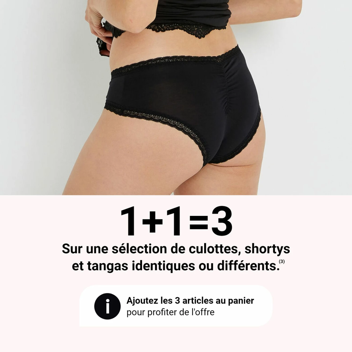 SHORTY STRING NOIR – Image 2