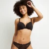 SOUTIEN-GORGE PUSH NOIR
