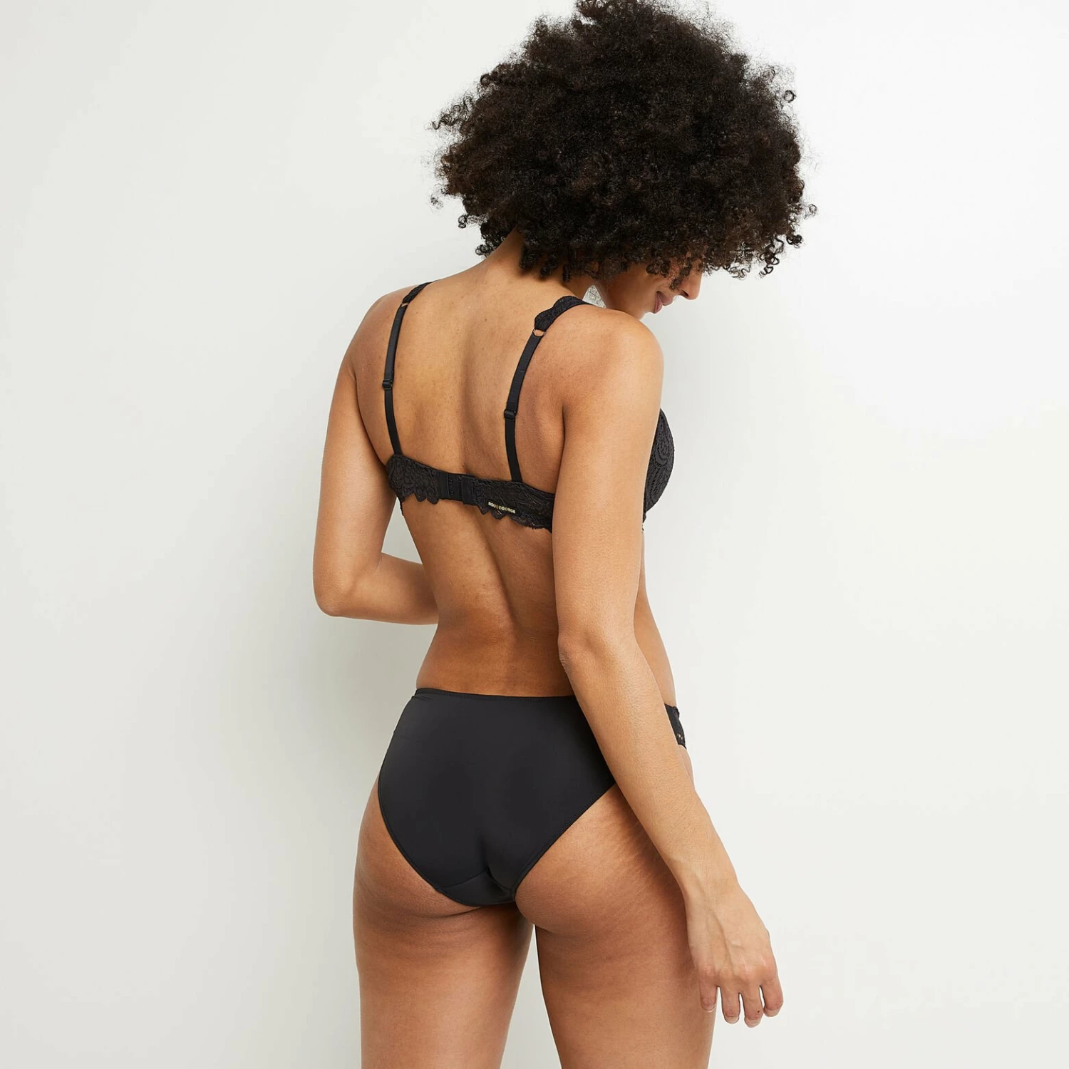 CULOTTE MICRO DENTELLE NOIR – Image 3