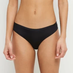 CULOTTE MICROFIBRE RECYCLEE NOIR