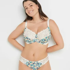 SOUTIEN-GORGE GRANDS BONNETS BLANC/VERT