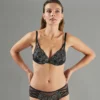 SOUTIEN-GORGE PUSH UP NOIR/ARGENT