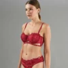SOUTIEN-GORGE BALCONNET DENTELLE BORDEAUX