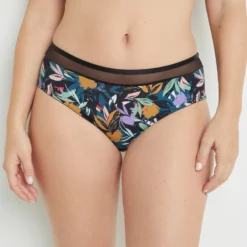 SHORTY MICROFIBRE MULTICO NOIR