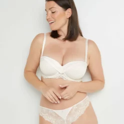 SOUTIEN-GORGE BANDEAU DENTELLE BLANC