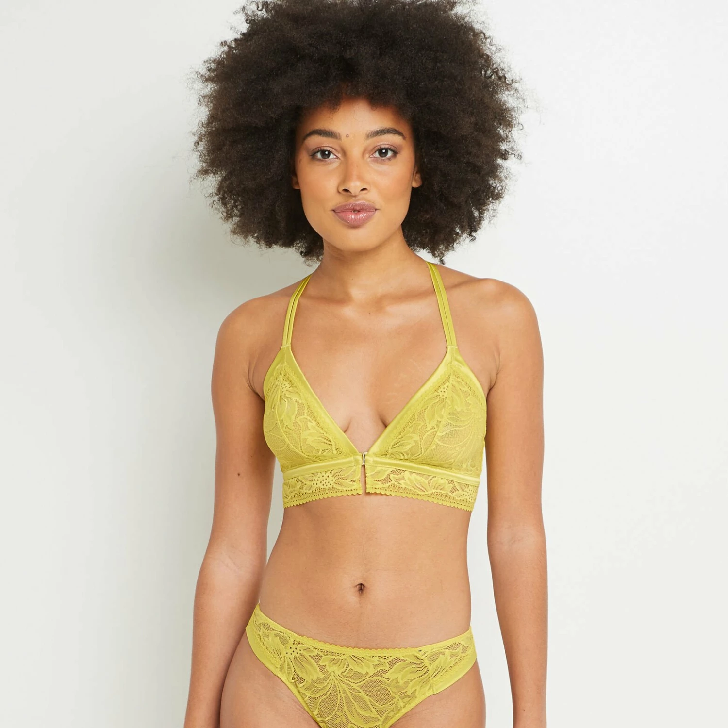 SOUTIEN-GORGE SANS ARMATURES JAUNE