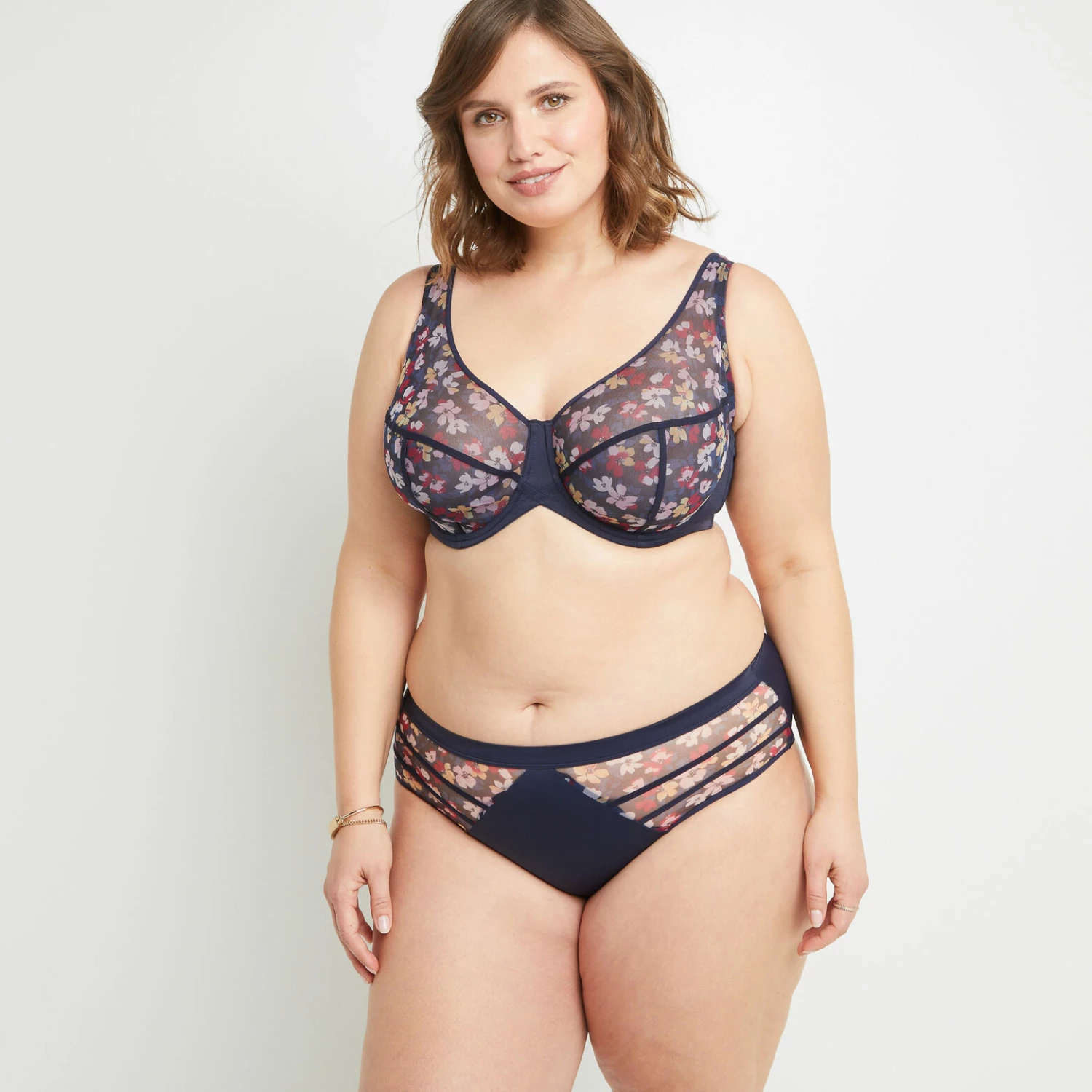 Blanche SHORTY TULLE MULTICO BLEU – Image 3