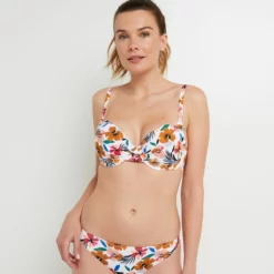 Luna MAILLOT DE BAIN EMBOITANT COULISSE ECRU