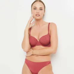 MAILLOT DE BAIN COQUE MICROFIBRE BORDEAUX