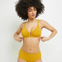 MAILLOT DE BAIN TRIANGLE BRASSIERE JAUNE