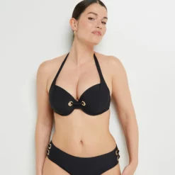 MAILLOT DE BAIN SOUTIEN GORGE COQUE NOIR