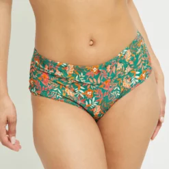 MAILLOT DE BAIN CULOTTE HAUTE VERT