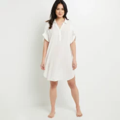 TUNIQUE BEACHWEAR BLANC