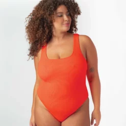 EGO MAILLOT 1P MAILLE GAUFREE ORANGE